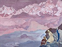 Nicholas Roerich. She who leads. 1943