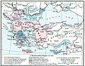 Byzantine Empire (286/395–1453 AD) in 1265 AD.