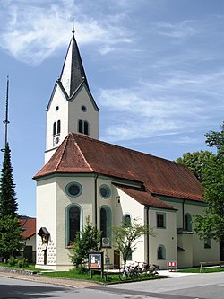 Skyline of Sindelsdorf