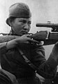 Aliya Moldagulova - garota soviética - atiradora durante a Grande Guerra Patriótica, destruiu 78 soldados e oficiais inimigos, Herói da União Soviética (1944, postumamente)