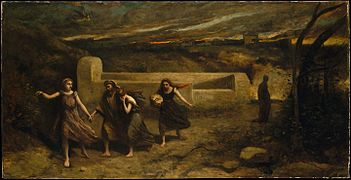 L'Incendie de Sodome Camille Corot, 1843 Metropolitan Museum of Art, New York