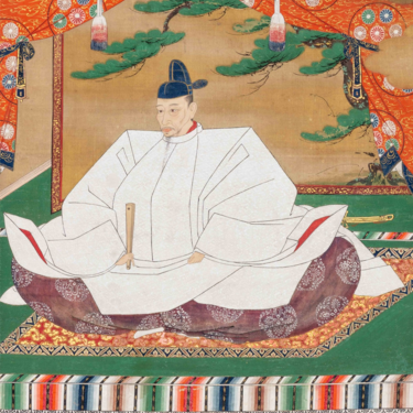 Japan's Toyotomi Hideyoshi wearing a hat influenced by wushamao（烏紗帽）