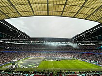 A londoni Wembley Stadion a finálénál