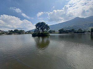View of Taudaha Lake