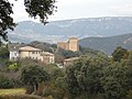 Distant view of the Palace of Velaz de Medrano from the town of Igúzquiza