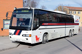 Bussgods Dalatrafik Carrus Star 501 Volvo B10M 2001, Avesta, Sverige