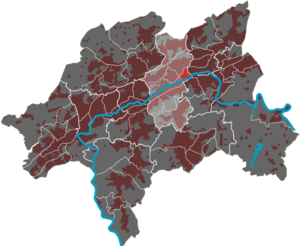 Lage von Barmen-Mitte in Wuppertal