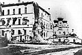 Main post office (now a military hospital) and the Church of the Savior on the City after the uprising