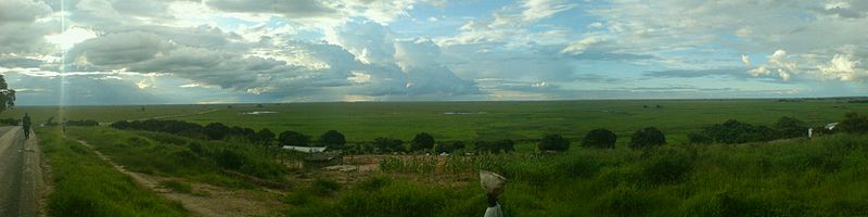 'n Panorama vanaf Mongu.