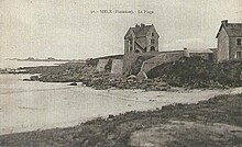  Le Dossen, face à l'Île de Sieck, au début du XXe siècle