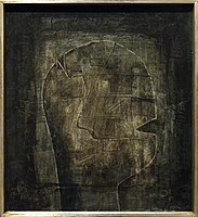 Hlava (1962), olej