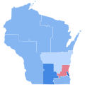 2008 United States presidential election in Wisconsin by congressional district