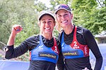 Die Olympiasieger(innen) 2021: April Ross und Alexandra Klineman sowie Anders Mol und Christian Sørum