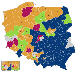 Partit guanyador per circumscripció