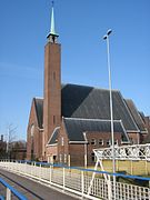 De voormalige Sint-Annakerk aan de Amsterdamseweg.