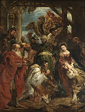 Konungarnas tillbedjan av Peter Paul Rubens, omkring 1626