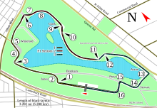 Thiết kế trường đua Albert Park Circuit