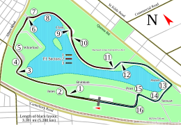 Bản đồ trường đua Albert Park