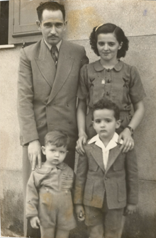 Amaral Gurgel e sua família recém-chegados ao Rio de Janeiro nos anos 1940.