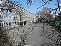 Arrière du lycée Paul-Valéry donnant sur la rue.