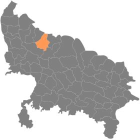 Localisation de District de Bareli बरेली जिला