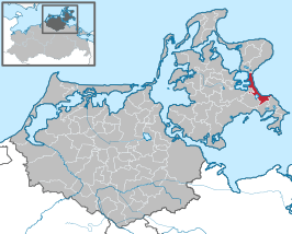 Kaart van Binz (Rügen)