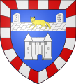 Blason non officiel de la commune de Villeloin-Coulangé (Indre-et-Loire).