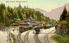 The station in 1900