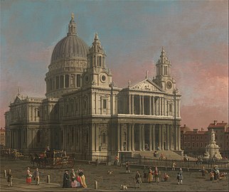 St. Paul's Cathedral (yak. 1754)