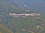 Panoràmma do pàize pigiòu da-o castéllo de l'Àquila