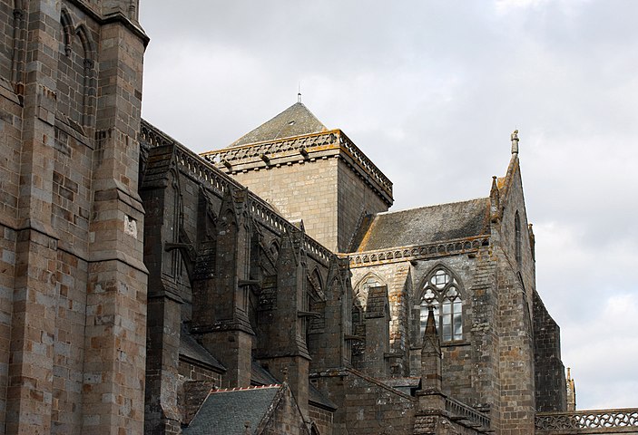 The tower rising from the cathedral crossing