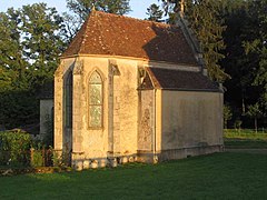 Chapelle d'Ettevaux, vue de l'abside.