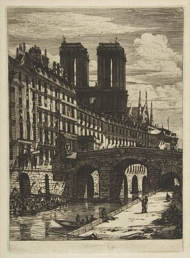 Le Petit Pont, 1850, Metropolitan Museum of Art, New York.