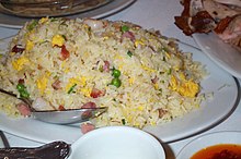 Yangzhou fried rice (扬州炒饭) in the United States
