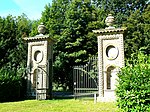 Coleshill Park, Great Piers, including cast-iron gates