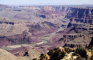 Colorado River in the Grand Canyon from Desert...