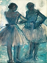 Deux Danseuses, par Edgar Degas en 1880-1885.