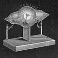 File:Die Gartenlaube (1896) b 0075.jpg Crook’sche Röhre mit einem phosporescierenden Diamanten. Aus W. Crookes’ „Strahlende Materie“ (Leipzig, Quandt u. Händel)
