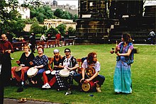 Edinburgh Fringe, Scotland, a notable arts festival Edinburgh fringe festival.jpg