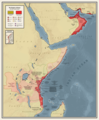 Territorji differenti tal-Imperu Omani.