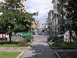 Huvudgatan i Ercolano