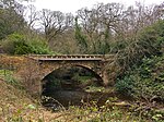 Dalhousie Castle, Bridge Over River South Esk To Se Of Castle