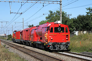 SBB firefighting train