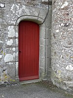 Porte de la chapelle septentrionale.