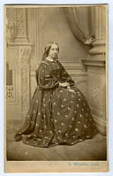 Paulien, fotografická vizitka, asi 1865