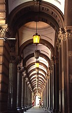 Colonnade du General Post Office de Sydney (années 1890).