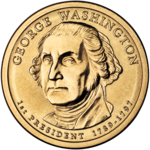 George Washington Presidential one-dollar coin