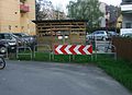 Auf Höhe Hasnerplatz sieht man noch Brücken über den zugeschütteten Mühlgang, der nun teilweise ein Radweg ist.