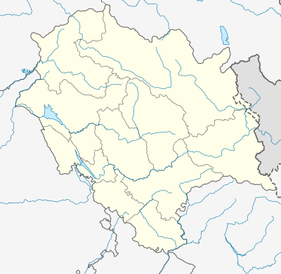Location map हिमाचल प्रदेश