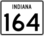 State Road 164 marker